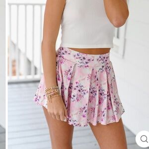 Floral printed skirt size M